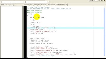 class 971 Algorithms and Logic Programming   Exerc Changing Values ​​in C