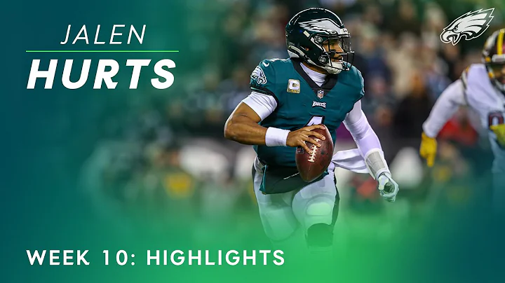 Quarterback Jalen Hurts Week 10 Highlights | Washington Commanders vs Philadelphia Eagles