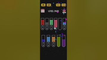Water sort puzzle level 2402
