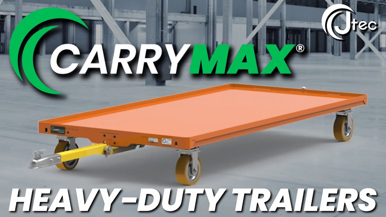 Heavy Duty Industrial Trailers from Jtec - YouTube