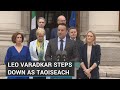 Leo Varadkar steps down as Taoiseach and Fine Gael leader image