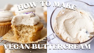 How to make the EASIEST Vegan Buttercream Frosting | 4 Ingredients by The Banana Diaries 5,717 views 10 months ago 7 minutes, 12 seconds