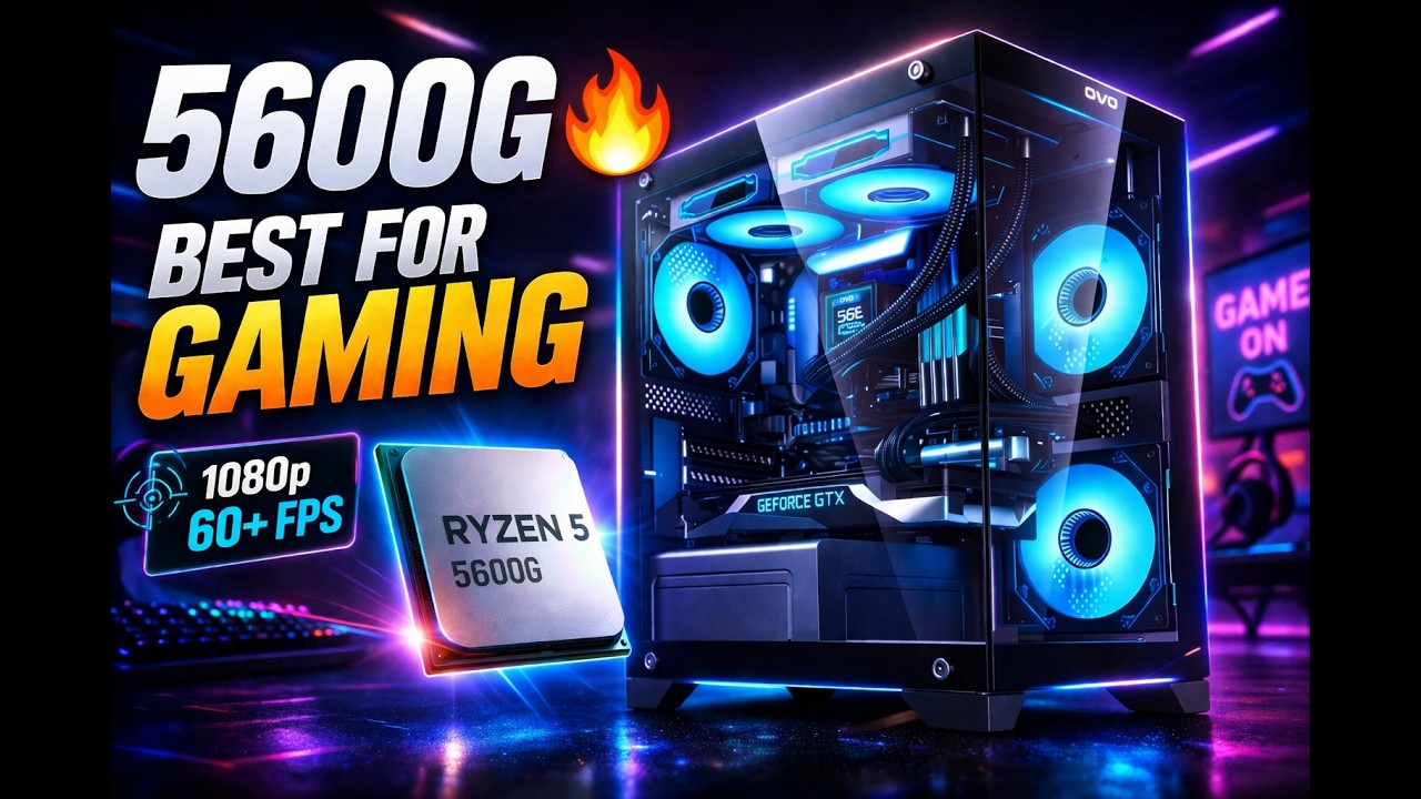 Low Budget Gaming PC 2026 Ryzen 5 5600G PC 