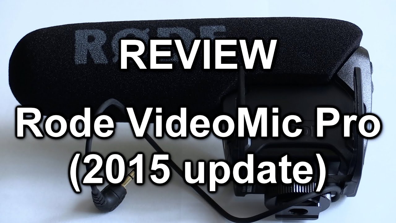 Review Rode VideoMic Pro R (2015 Update) with Lyre suspension YouTube
