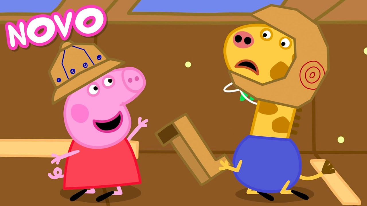 Peppa Pig Português Brasil | O Labirinto de Caixas | NOVO Contos da Peppa Pig
