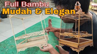 Latest‼️Carved Bamboo Cungkok Cage👍