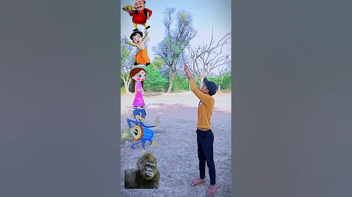 motu to monkey,🐵dog,🐕cat, elephant-funny vfx magic video #monkey #viral #shortsfeed #youtubeshorts