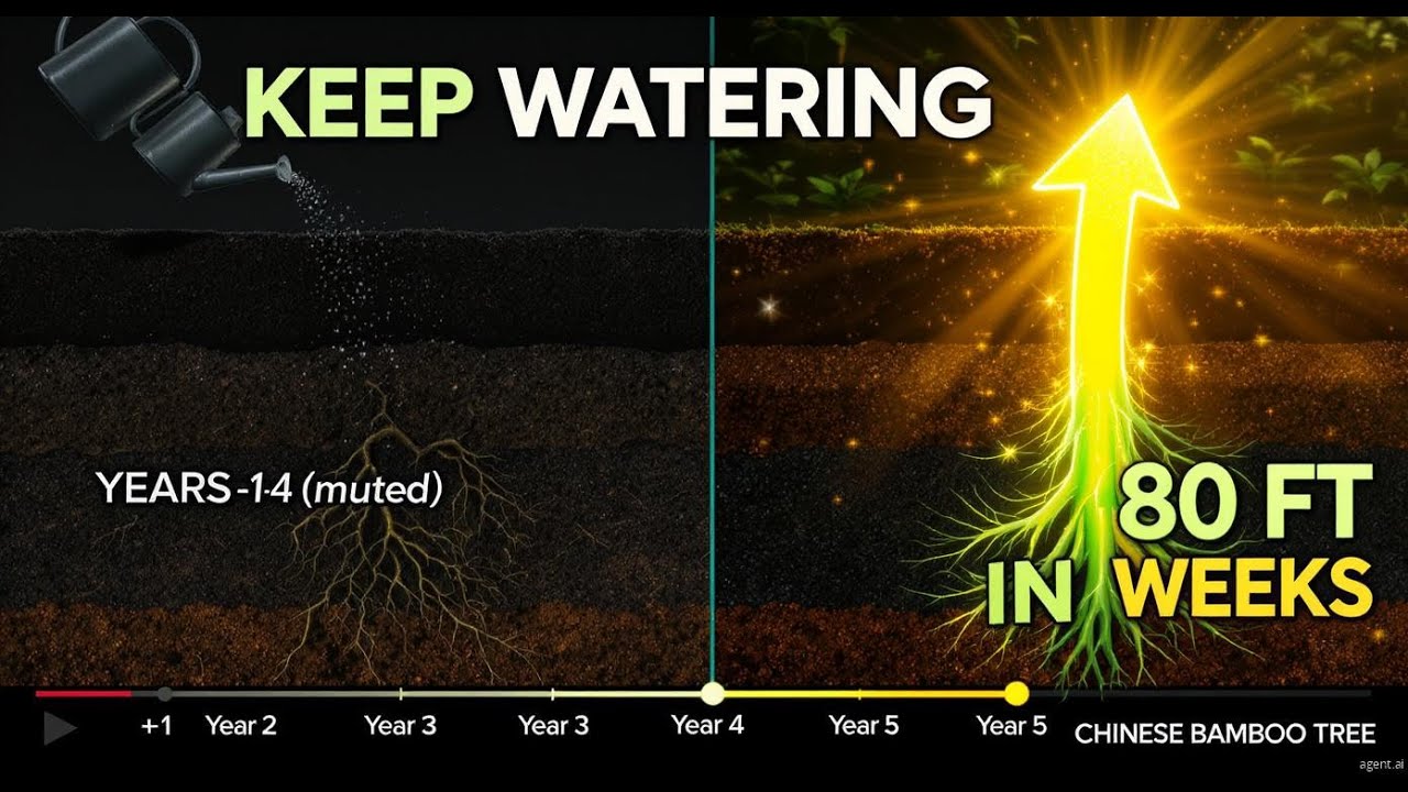 The Chinese Bamboo Tree 🌱 | Powerful Motivational Story About Patience, Growth & Never Giving Up