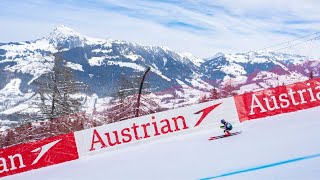 Austrian Airlines took off in Kitzbühel