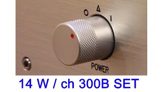 300B parallel SE 14 watt / ch dual mono assembly ; rough wiring to improve performance