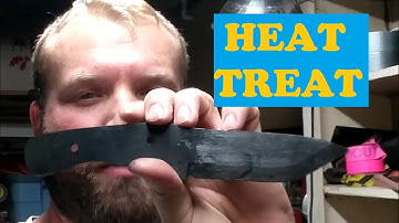 Making a knife   Heat treat knife   Part 3