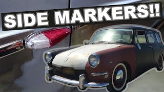 Vw Squareback Build - Side Marker And Fat Trim Retrofit
