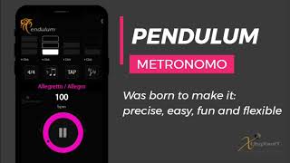 Pendulum - Metronomo (UbyXsofT), was born to make it precise, easy, fun and flexible, app mobile. screenshot 1