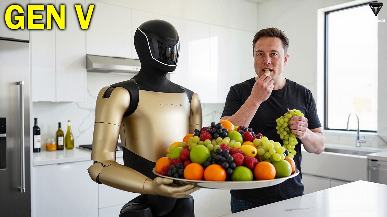 “Tesla Bot Gen 5 Unveiled: 6000 New Home Tasks, Doubling Gen 3’s Capabilities in Cooking and Cleaning!” – Video