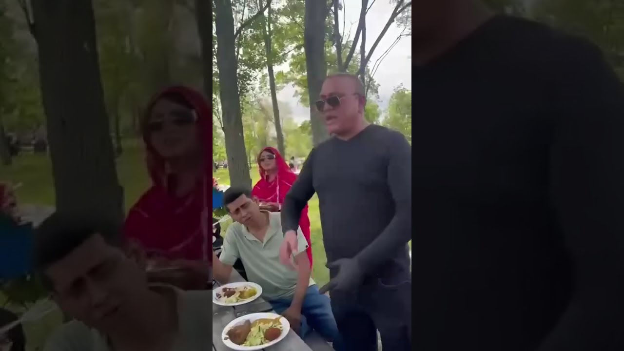 Fighting Moment In Picnic For Rice Foodie Food Funny