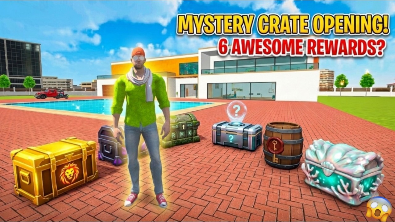 JACK GOT LUCKY! 😱 OPENING 6 SECRET MYSTERY CONTAINERS IN INDIAN THEFT AUTO SIMULATOR