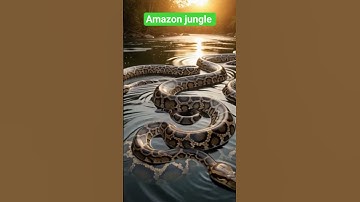 Amazon jungle #ai #snake #wildanimals #shorts #short video #nature #ytshorts #youtubeshorts #discove