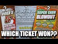 Bought 3 Different Lottery Tickets And Actually Won!!