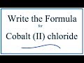 Cobalt II Chloride Concepts