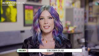 [2021NYEL] 2021 NEW YEAR'S EVE LIVE Relay Q\&A - #Halsey #Lauv #SteveAoki