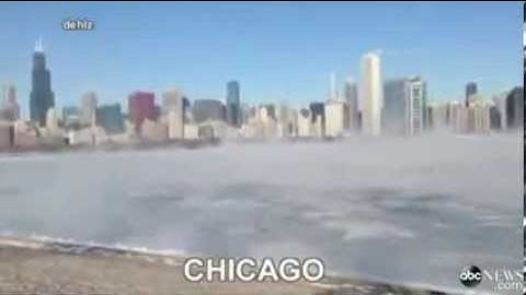 Mỹ: Thác nước đóng băng trong trời lạnh kỷ lục .