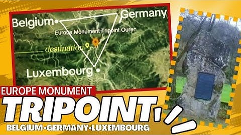 29•1•25 THRILLED TO BE IN THIS TRIANGLE WALK AROUND 3 COUNTRIES AT 1 TIME♻️ at the TRIPOINT