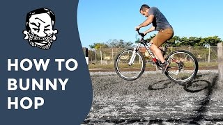 How to bunny hop a mountain bike for beginners