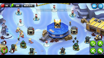 Alien Creeps Level 24 Baltic Labs 3 Stars Campaign Without Extra Hero