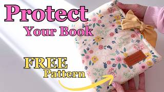 How to Sew a Book Sleeve | Easy DIY Book Cover + Free Pattern