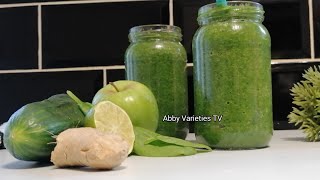 HEALTHY GREEN SMOOTHIE RECIPES | STRONGEST FAT BURNING DRINK | IMMUNE BOOSTER | DETOX DRINK | ABBY