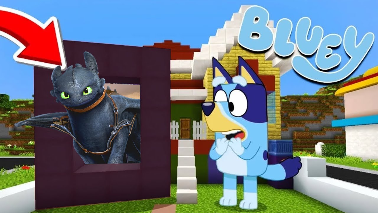 BLUEY CREA un PORTAL a la DIMENSION de CHIMUELO FURIA NOCTURNA | Las Aventuras de BLUEY en ROBLOX!