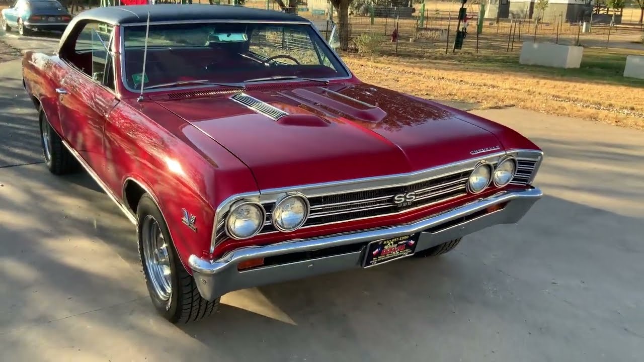 1967 Chevrolet Chevelle SS 396 468ci V8 Tremec 6-Speed 4-Wheel Power Disc 3-Inch Exhaust PS