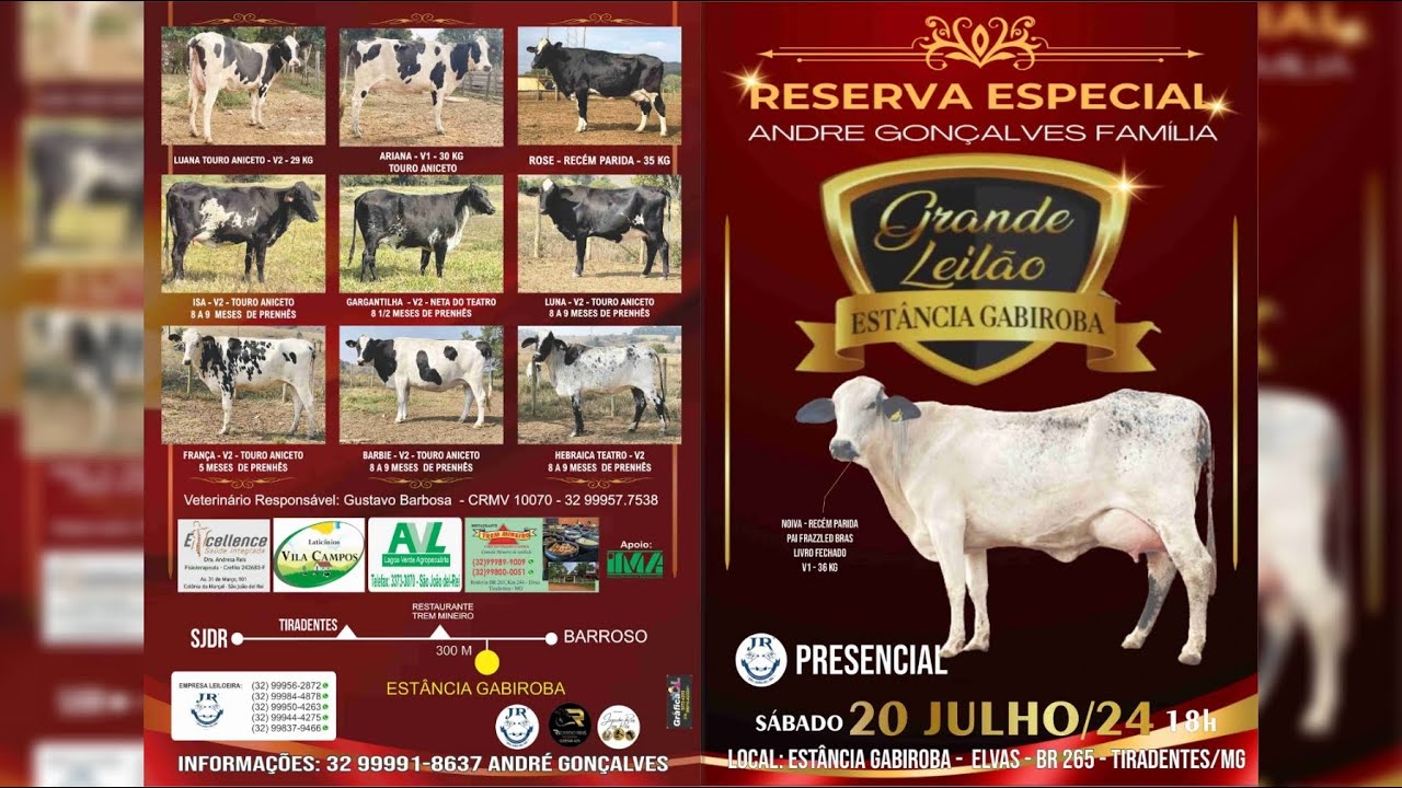 Leilão Reserva Especial Estância Gabiroba - André Gonçalves & Família