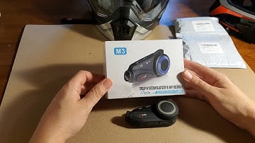 Maxto M3 Helmet Communicator and Camera Installation