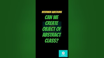 Can We Create Object of Abstract Class in Java?🤔 | Java OOP Explained in 9s. #coding #interview