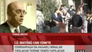 İstanbul Üniversitesi Çapa Ve Cerrahpaşa Kampüsleri Yenileniyor. Prof.dr.yunus Söylet