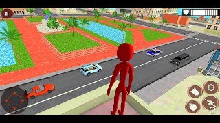 Stickman Monster Rope Hero: City Crime Simulator screenshot 4