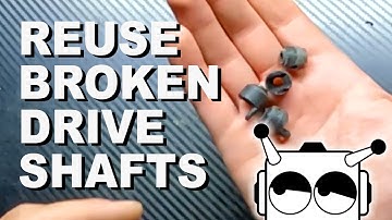 RC - How To Re-Use Your Broken Driveshafts Parts! - Team Associated Rival MT10