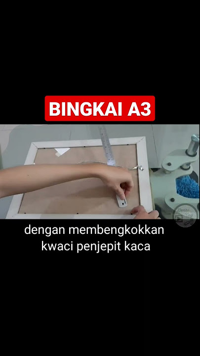 BINGKAI A3 HITAM POLOS #shorts #draw #drawing #frame #cool #sketch