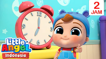 Rajin Bangun Pagi-pagi🌄 | Little Angel Bahasa Indonesia | Kartun dan Lagu Anak