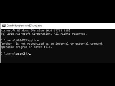 How to add python and anaconda to path | fix cmd prompt error python not recognized (2020)