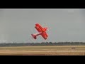 2017 Wings Over Houston Air Show - Michael Wiskus (Pitts S-1-11b) & Shockwave Jet Truck