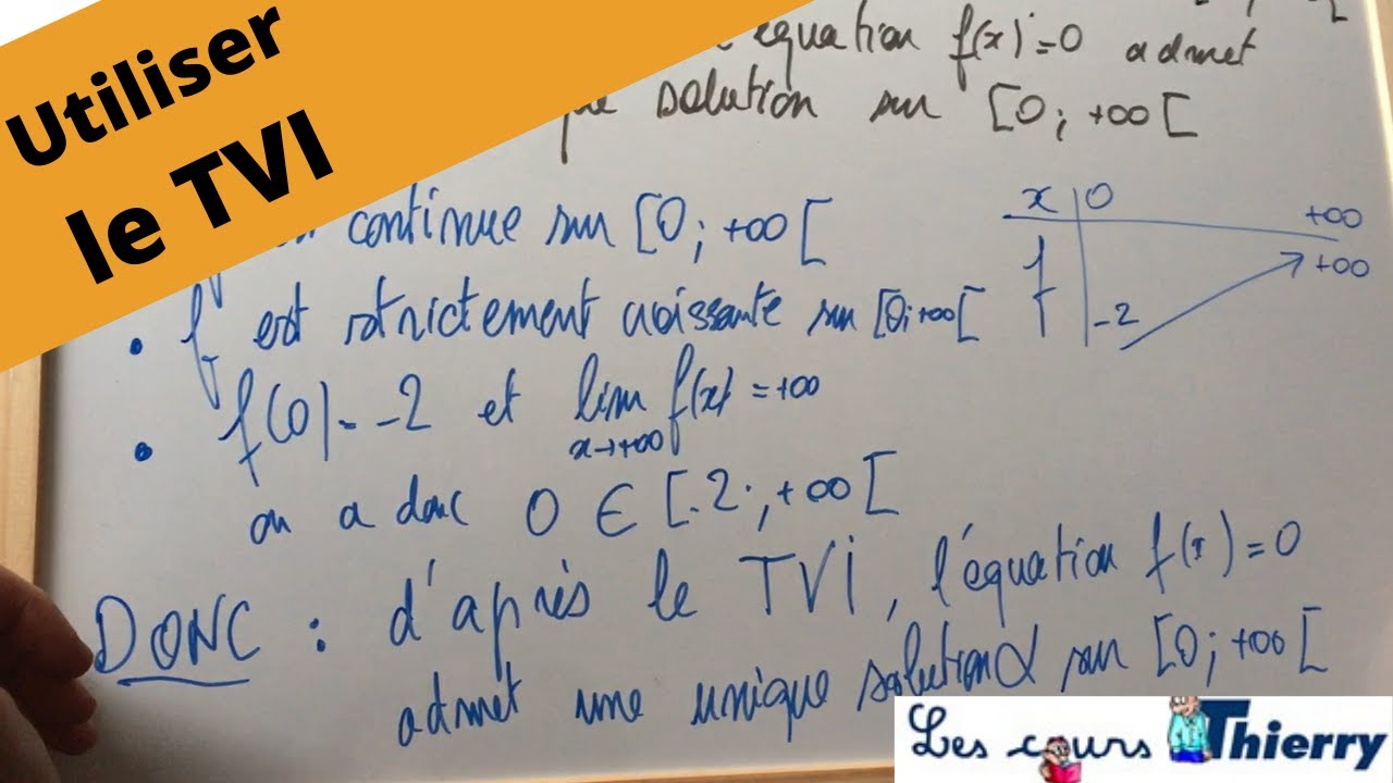 Fiche BAC S 03 Term S Théorème des valeurs Intermédiaires (thvi) Fiche BAC S 03 Term S Théorème des valeurs Intermédiaires (thvi)