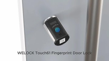 WELOCK fingerprint door lock Touch61 DIY installation. #welock #diy #fingerprintdoorlock #smartlock