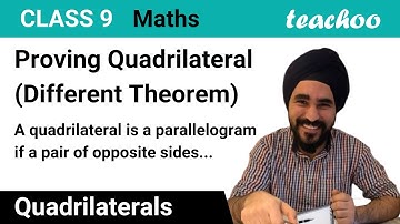 Prove that a quadrilateral is a parallelogram if a pair of opposite sides is equal and parallel