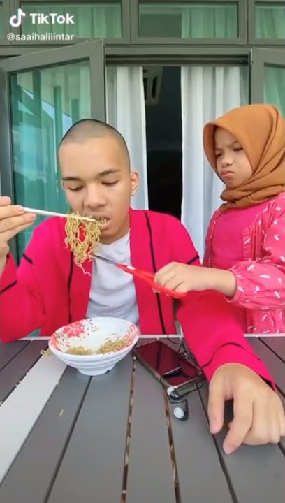 TIKTOK SAAIH HALILINTAR DAN SALEHA HALILINTAR BERDUA SAAIH NGAMBEK DIGANGGUIN SAMA SALEHA