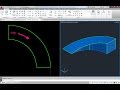 Rampa Curva 3d Autocad