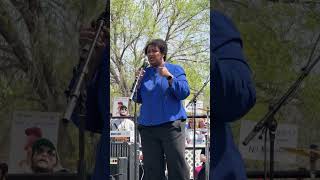Stacey Abrams At Albuquerque No Kings Rally On March 28, 2026