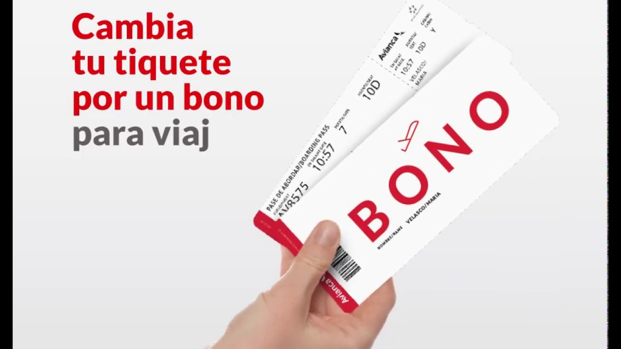 Conoce aquí cómo cambiar tu tiquete por un bono Avianca si compraste con una agencia YouTube