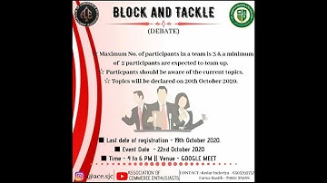 Block & Tackle Part 2